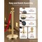 Vevor Crowd Queue Control Stanchions with Sign Holder and 3PCS 6.5FT Belt, 6PK 2MIHGHD1CPJD-6 - alternate 8