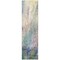 Homeroots 8' Runner Beige Blue and Gray Abstract Washable Non Skid Indoor Outdoor Runner Rug 559560 - alternate 6