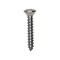 Auveco 8 x 1in Phillips Oval Head Tapping Screw 18-8 Grade Stainless Steel, 100PK 9405 - alternate 1