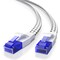Maximm Cat6 Flat Braided Ethernet Cable 3ft, 2PK, White, 2PK C6F-3FT-2PK-WHBRD - alternate 3