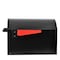 Mail Boss Orca XL Non-Locking Post-Mount Mailbox, Black, USPS T4 Approved 805918 - alternate 3