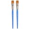 Princeton Select Artiste Flat Wash Brush, Synthetic, Short Handle Mixed Media Paintbrush, Size 3/4 inch, 2PK P3750FW075 - alternate 1
