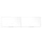 Ghent M1 Porcelain Magnetic Whiteboard, Aluminum Frame, 4'H x 16'W, 2 pieces M1-416-4 - alternate 4