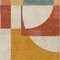 Homeroots 8' X 10' Coral Gold And Ivory Geometric Washable Indoor Outdoor Area Rug 617905 - alternate 6