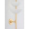 Corbett Lighting Evander 11.5 in. Wall Sconce Vintage Gold Leaf/Gesso White 477-02-VGL/GSW - alternate 4