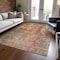 Homeroots 8' X 10' Tan Copper And Terra Cotta Abstract Washable Indoor Outdoor Area Rug 606119 - alternate 7