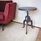 Homeroots 19" Gray Iron Height Adjustable Round End Table 493241 - alternate 4