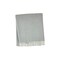 Homeroots 55" X 70" Light Gray And White Herringbone Cotton And Microfiber Woven Throw Blanket with Fringe 633086 - alternate 1