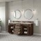 James Martin Vanities Bristol 72" Double Vanity, Whitewashed Walnut, w/ 3 CM Siberian Silestone Top 157-V72-WW-3SFR - alternate 4