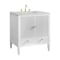 James Martin Vanities Myrrin 30" Single Vanity, Bright White w/ 3 CM Ethereal Noctis Silestone Top 485-V30-BW-3ENC - alternate 5