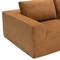 Homeroots 116" Brown Fabric Modular Sleeper Sofa 568304 - alternate 7