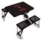 Picnic Time Family Of Brands Nebraska Cornhuskers - Picnic Table Portable Folding Table, Black 811-00-175-404-0 - alternate 1