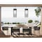 Z-Lite Nova 5 Light Outdoor Chain Mount Ceiling Fixture, Black/Clear, 12.5 In W x 35 In H 5018CHXL-BK - alternate 3