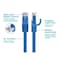 Monoprice Ethernet Cable, Cat 6, Blue, 7 ft. 9791 - alternate 3