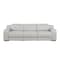 Homeroots 103" Light Gray Italian Leather Reclining USB Sofa 632872 - alternate 1