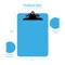 Davis Group Plastic Clipboard, Spring Clip, Transparent Blue, 6PK 4877-52-06 - alternate 3