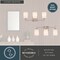 Vaxcel Laurelhurst 3-Light Vanity Light, Satin Nickel, Frosted White Glass, 22-In. Wide W0578 - alternate 8
