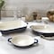 Staub Ceramic 3-pc Mixed Baking Dish Setand, Dark Blue 1009509 - alternate 8