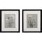 Homeroots Set of Two Babybreaths and Birds Wall Art, 2PK 401407 - alternate 1