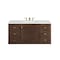 James Martin Vanities Amberly 48'' S Vanity, Mid-Century Walnut w/ Ethereal Noctis Top w/FreePower Wireless Charger 670-V48-WLT-FENC - alternate 6