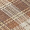 Homeroots 8' Chocolate Copper And Gold Round Plaid Washable Indoor Outdoor Area Rug 596323 - alternate 6