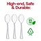 Smarty Had A Party Clear Mini Plastic Disposable Tasting Spoons (960 Spoons), 960PK 790-CL-CASE - alternate 9