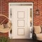 Vdomdoors Front Exterior Prehung Metal-Plastic Door, Manux 8661 White Silk, 2 Side and Top Sidelite Transom,  MANUX8661EXD-WS-W14+36+14xH80+14-LH - alternate 4