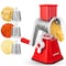 Nutrichef 3 in 1 Cheese Grater & Shredder NCCHS3DRRD - alternate 1
