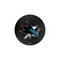 Holland Bar Stool Co 25" Chrome San Jose Sharks Swivel Bar Stool, Accent Ring L8C2C25SJShar - alternate 3