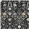 Homeroots 9' X 12' Black Ivory And Gray Oriental Washable Indoor Outdoor Area Rug 598026 - alternate 5