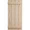 Ekena Millwork Rustic Four Board Joined Board-n-Batten Hand Hewn Faux Wood Shutters, 22W x 36H, PR SHUBJS22X36HHPR - alternate 10