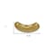 Homeroots 7in Gold Crescent Metal Handmade Vanity Tray 483178 - alternate 6