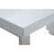 Homeroots 59" White Manufactured Wood Rectangular Writing Desk With Two Drawers 482424 - alternate 3