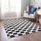 Homeroots 10' X 14' Black And Ivory Polka Dot Washable Indoor Outdoor Area Rug 614874 - alternate 7