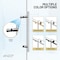 Anzzi 60in Reversible Frameless Sliding Deco-Glass Shower Door w/ Soft-Close System and Chrome Finish SD-AZ20-02CH - alternate 8