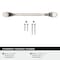 Amerock Ravino 5-1/16 inch (128mm) Center-to-Center Satin Nickel Cabinet Pull, 10PK 10VMP21937G10 - alternate 3