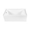 Kingston Brass 60-Inch Acrylic Rectangular 3-Wall Alcove Tub Combo with Waste and Overflow Drain, Left Hand Drain CVTDE603122L8 - alternate 1