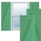 Ekena Millwork True Fit PVC, Four Board Joined Board-n-Batten Shutters w/Z-Bar, Lilly Pads , 21 1/2W x 32H, PR TFP102BBF21X032LP - alternate 1