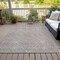 Homeroots 5' X 8' Taupe And Ivory Geometric Washable Indoor Outdoor Area Rug 612149 - alternate 7