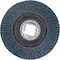 Pferd 5'' X-LOCK POLIFAN Flap Disc - Z PSF STEELOX, Zirconia, 60 Grit, Conical 60765 - alternate 3