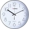 Lorell 12" Quiet Wall Clock, Black 61011 - alternate 1