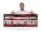 Signmission We Support our Fire Department, 18 Inch x 48 Inch, Vinyl Banner B-30934 - alternate 4