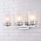 Jonathan Y Fairfax 23" 3-Light Metal/Frosted Glass Contemporary Glam LED Vanity Light, Chrome JYL7486A - alternate 7