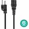 Monoprice POWER CORD - NEMA 5-15P TO IEC 60320 C13_ 18AWG_ 10A/1250W_ 125V_ 3-PR 39779 - alternate 3
