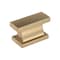 Amerock Socle 1-7/16 inch (37mm) Length Champagne Bronze Cabinet Knob, 10PK 10VMP37023CZ - alternate 1