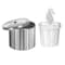 Gritt Commercial Stainless Steel Gym Wipe Dispenser, Wall Mount Wet Wipe Dispenser GRI510-W-NR - alternate 9