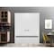 Sartodoors Slab Barn Door Panel, Planum 0012 White Silk and Aluminum Strips, Sturdy Finished Doors, Pocket Clo PLANUM0012S-WS-28 - alternate 4