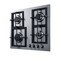 Summit 24in Wide 4-Burner Propane Gas Cooktop In Stainless Steel _x000D_ GCJ4SSLP - alternate 4