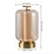 Jonathan Y Milou 10.75" Vintage Glam Lantern Rechargeable/Cordless Dimmable Integrated LED Table Lamp w/To, 2PK JYL7160A-SET2 - alternate 5