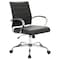 Leisuremod Benmar Leather Office Chair, Black BO19BLL - alternate 1